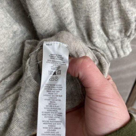 French connection wool blend tunic sweater - Picture 3 of 4